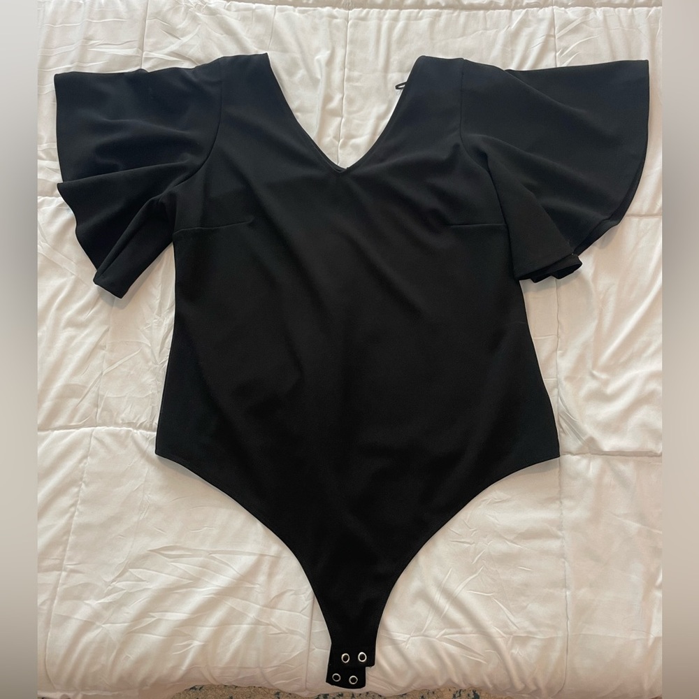 Express Flutter sleeve body suit